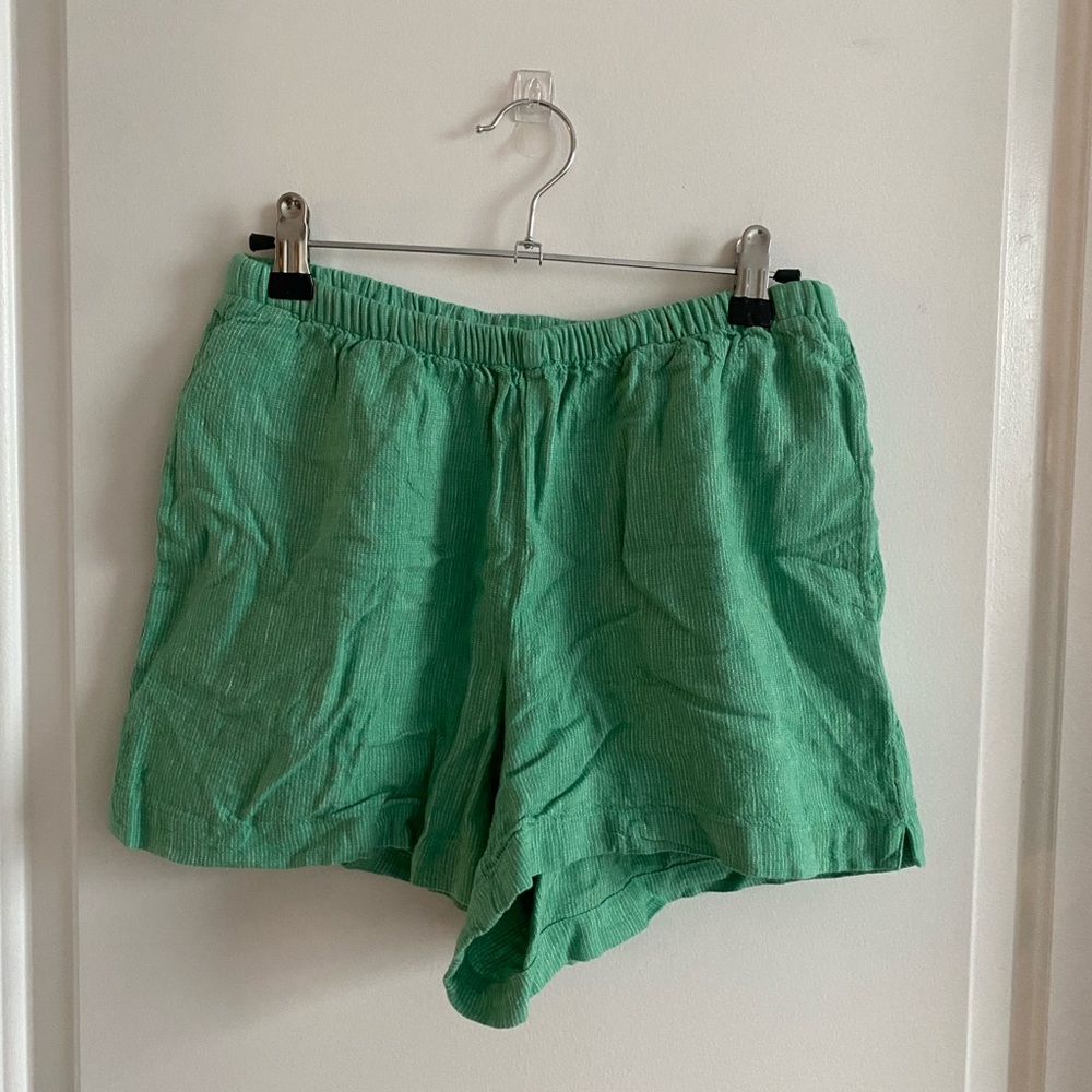 a new day High Waist Green Women's Shorts